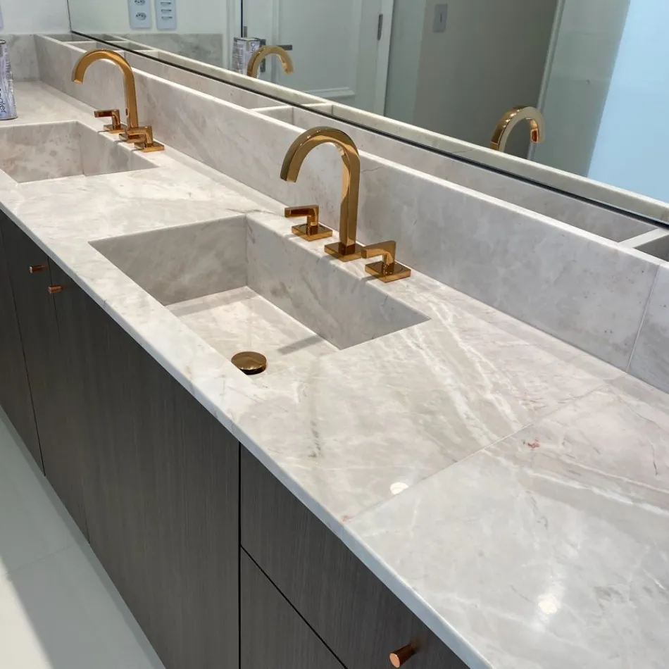 Natural stone countertop sealing in Massachusetts for kitchens and bathrooms to protect against spills, oils, and staining